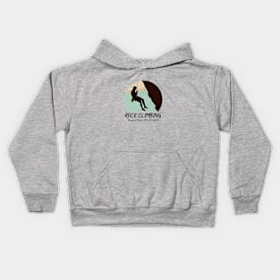 Rock climbing - Hang in There, It´s All Uphill Kids Hoodie